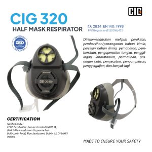 Read more about the article CIG 320 Half Mask Respirator: Maximum Protection for Professional Workers